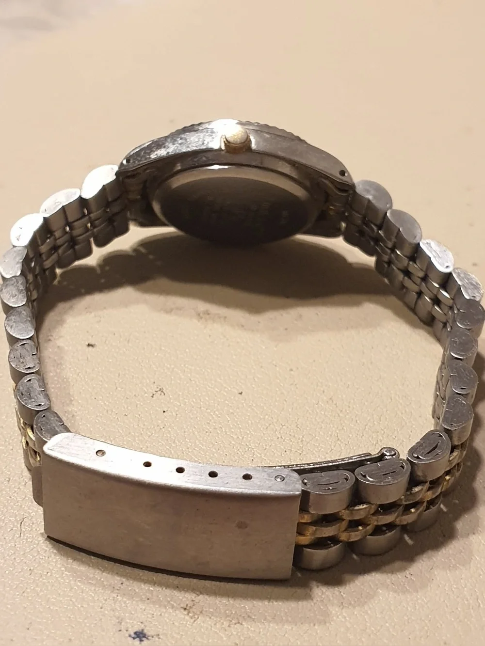 🦋10/$20🦋 Vtg Watch-It Silver/Goldtone Stainless Steel Women's Watch